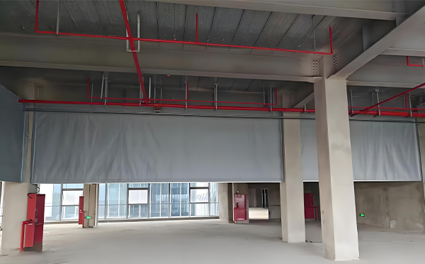 勉县防火布挡烟垂壁